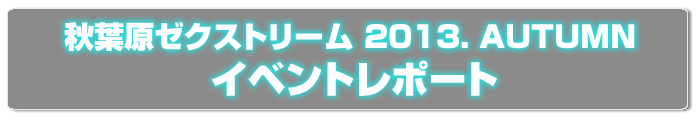 秋葉原ゼクストリーム 2013. AUTUMN イベントレポート